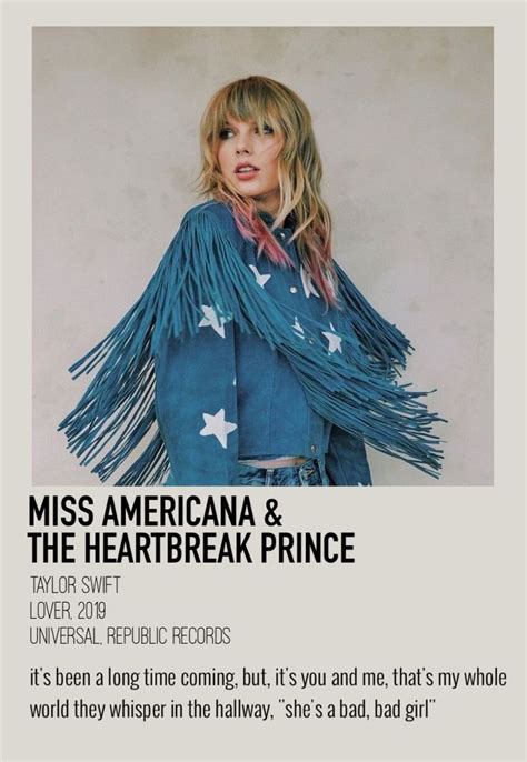 misty meaner: i've been a bad girl|Miss Americana & the Heartbreak Prince .